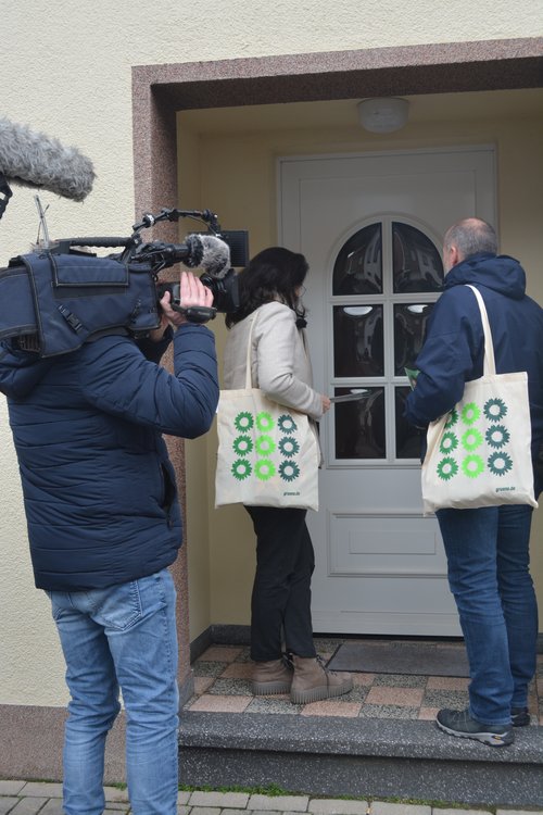Haustürwahlkampf in Melle